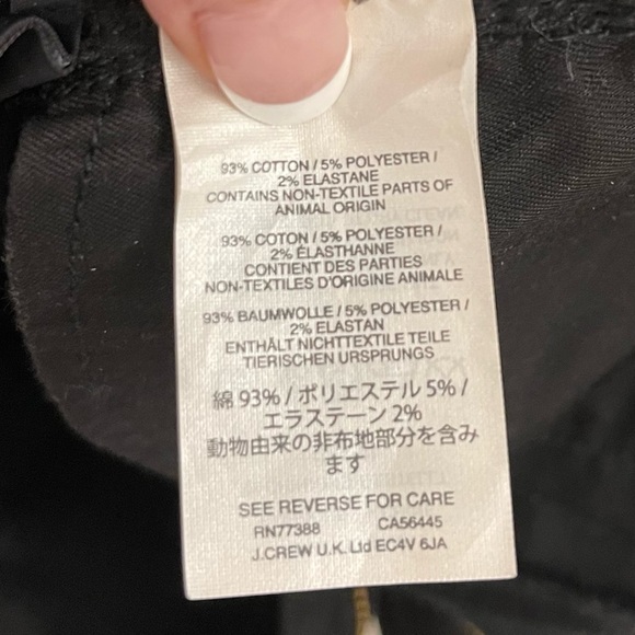 J.Crew skinny jeans (toothpick + lookout) ~ size 28 ~ high rise - grey and black - Picture 2 of 3